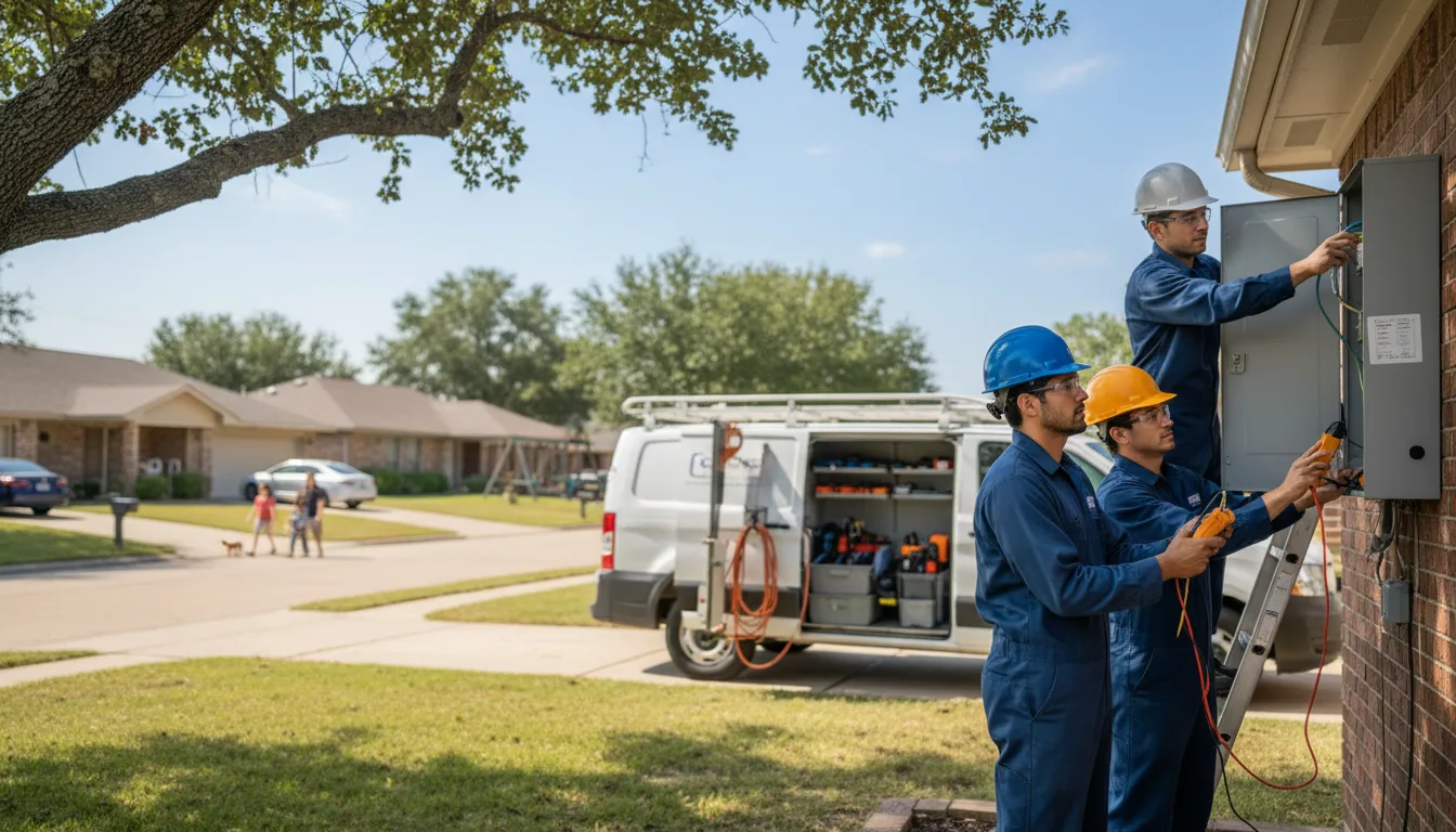 Certified electrician providing emergency electrical services in Burfordville, MO